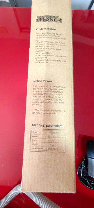 Aspiratore Elettrico per Acquario Bedee