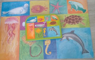 Maleta Infantil Djeco  con puzzle