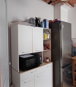Mueble auxiliar cocina microondas alacena