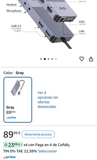 Docking Station GIQ - 11 en 1 - Display Link