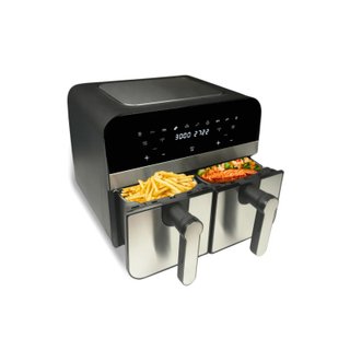 Freidora aire doble 9L 2400W sin aceite air fryer