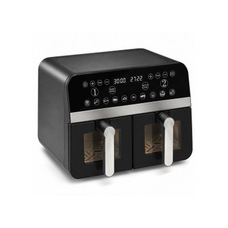 Freidora aire doble 9L 2400W dos cestas
