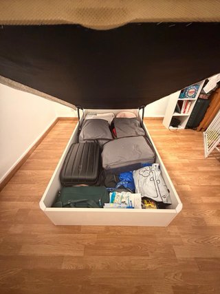 Cama 105x190 Canapé Abatible + Colchon