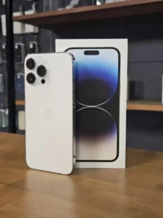 IPHONE 14 PRO MAX 128GB PLATA BATE. 100%