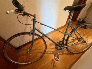 Bicicleta Motobecane azul clasica 1972