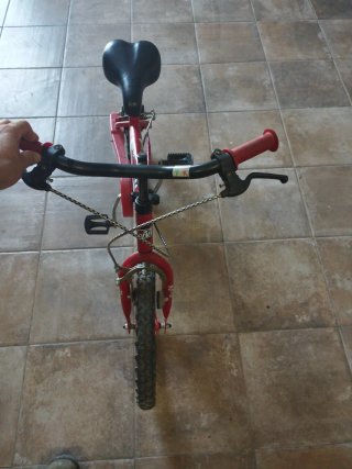 Bicicleta infantil roja MAX FORMULA