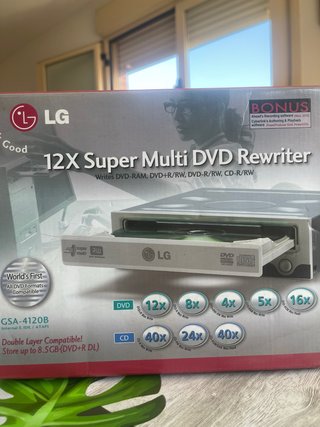 Disquetera LG 12X Super MultiDVD Rewriter GSA-4120