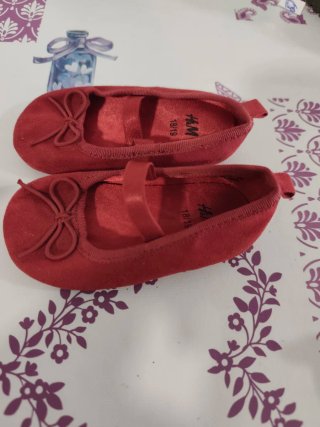 Merceditas rojas H&M Talla 18/19