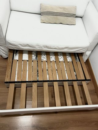 Sofá Cama IKEA HAGALUND 2 Plazas Blanco