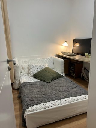 Sofá Cama IKEA HAGALUND 2 Plazas Blanco