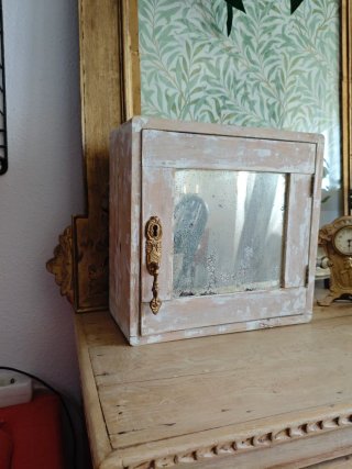 Armario vintage espejo madera 1950
