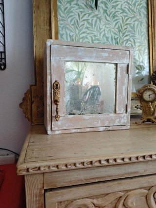 Armario vintage espejo madera 1950