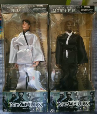 Set 2 Action Figures Neo e Morpheus Matrix