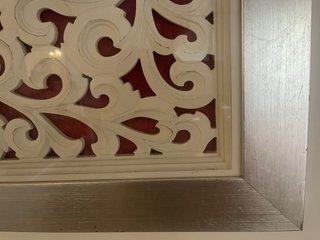 Cuadro Decorativo con Marco Plateado