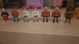 Figuras  Disney Intercambio Moana ,Gepeto ,Peter p