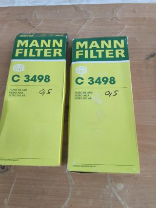 Filtro Aire MANN-FILTER C 3498