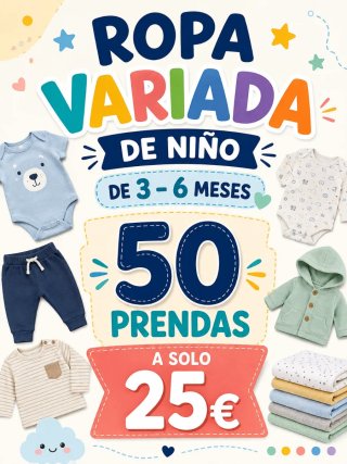 Lote Ropa Niño 3-6 Meses