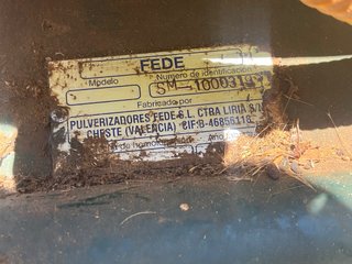 Cuba suspendida para pulverizador fede