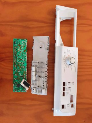 Panel de mandos de lavadora Electrolux
