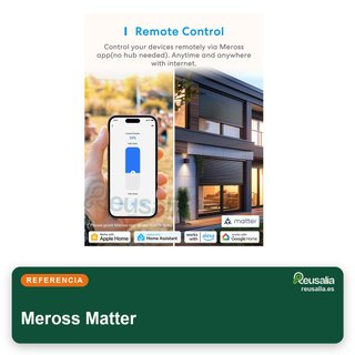 Meross Matter motor persiana eléctrico WiFi