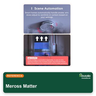 Meross Matter motor persiana eléctrico WiFi