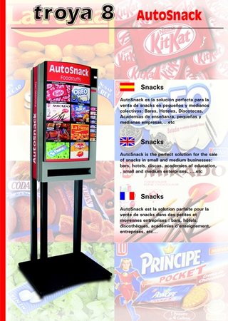 Máquina Vending Troya 8 - 8 Canales