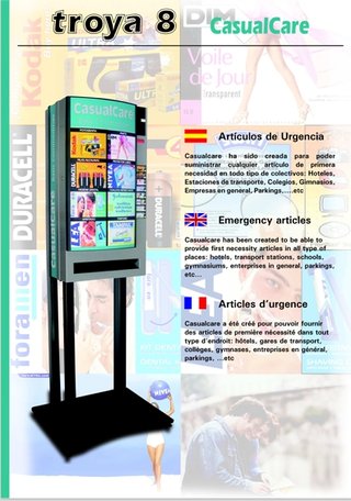 Máquina Vending Troya 8 - 8 Canales