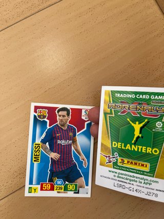 2 Carta Messi Adrenalyn Platinum 10