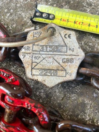 CONSTRUCCIÓN  Lote de 4 pulpos de cadenas CFB G80