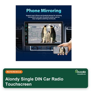 Alondy radio coche táctil 10.4" rotativa