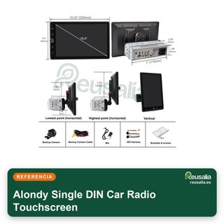 Alondy radio coche táctil 10.4" rotativa