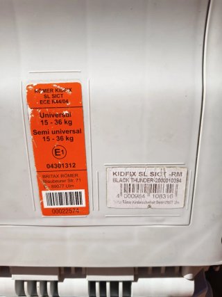 Silla coche Britax Römer KidFix Grupo 2/3