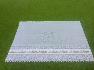 Cortina de Cocina con Detalle Estampado