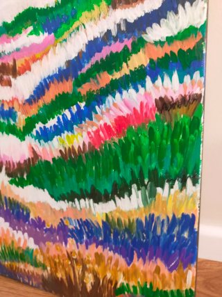 Cuadro Decorativo Pintado a Mano