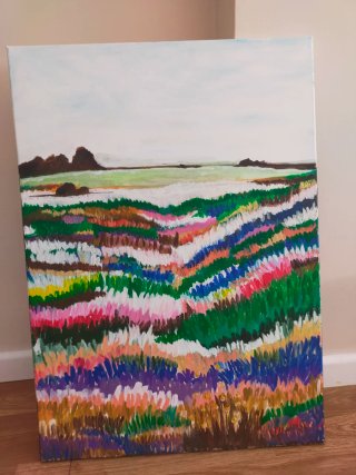 Cuadro Decorativo Pintado a Mano