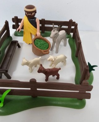 Playmobil Belén Pastor con Cabras