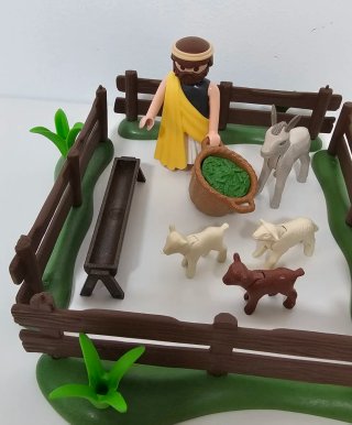 Playmobil Belén Pastor con Cabras