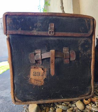 Baúl de Viaje Vintage 93x50x50 cm