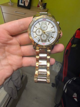 Reloj Goldlis Dorado y Plateado