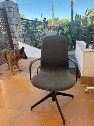 Silla de oficina Ikea negra