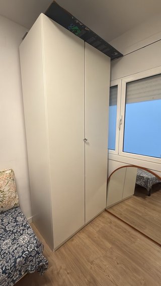 Armario Blanco de 2 Puertas