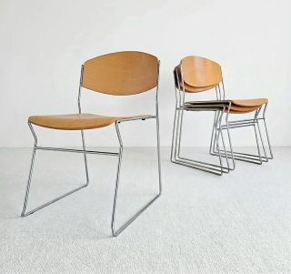 Set 4 Sillas estilo David Rowland | Vintage 70s