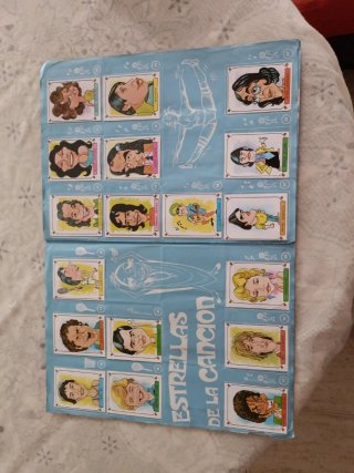 Álbum de Cromos Caricaturas 22 Completo