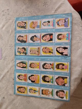 Álbum de Cromos Caricaturas 22 Completo