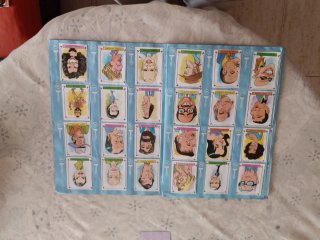 Álbum de Cromos Caricaturas 22 Completo