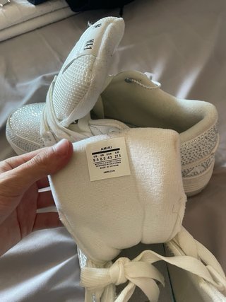 Zapatillas Amiri Blancas con Pedrería