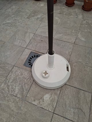 Base para sombrilla de exterior