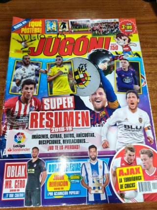 Revistas jugón Panini 150-151-162-164-173-185