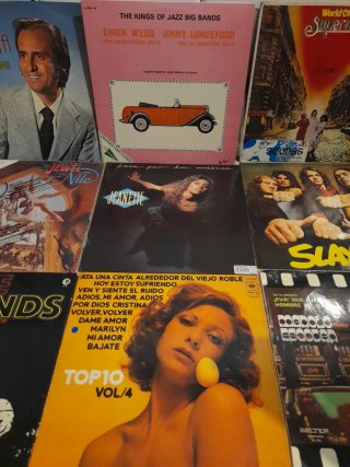Lote de 12 Vinili Rock/Jazz/Copla
