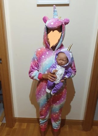Pijama Disfraz Unicornio Invierno Talla Única